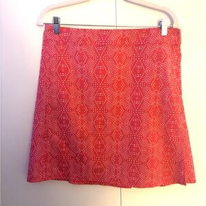 RipSkirt Hawaii Length 2 Wrap Skirt Coral Wanderlust Geometric Medium EUC